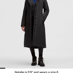 Lululemon Athletica Black Puffer Jacket